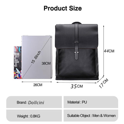 Dollcini Elegance – Rucsac Premium pentru Bărbați din Nylon Rezistent la Apă, cu Compartiment pentru Laptop și Design Ergonomic