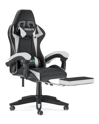 Dollcini Otthon, Bigzzia scaun ergonomic de gaming - scaun de birou cu spătar înalt și scaun de gaming