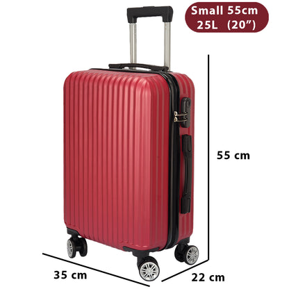 Dollcini Világjáró Bőrönd Szett – 3 darabos, Több Színben