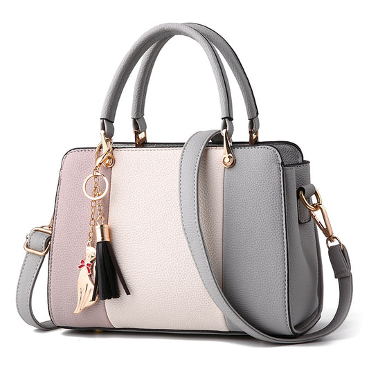 Geantă de mână pentru femei Dollcini - Elegantă din piele PU, cu fermoar, curea reglabilă, geantă de mână și geantă crossbody