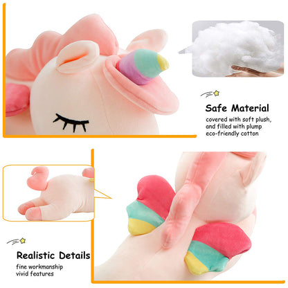 Dollcini DreamPets – Gâscă de pluș moale, capibara și unicorn în mai multe dimensiuni