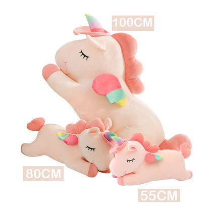 Dollcini DreamPets – Gâscă de pluș moale, capibara și unicorn în mai multe dimensiuni