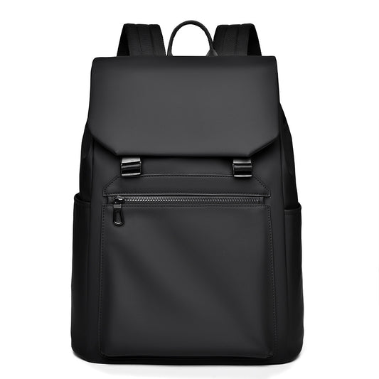 Rucsac pentru laptop Dollcini minimalist impermeabil – Geantă unisex elegantă pentru oraș, școală, serviciu și călătorii, negru