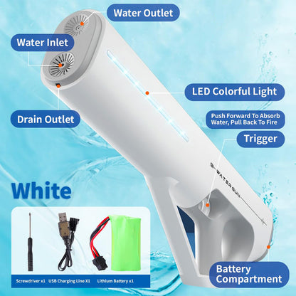 Dollcini Automata Vízpisztoly – Fény- és Hangeffektekkel