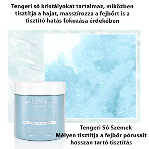 Dollcini Tengeri Sós Sampon Aminosavval – Kék, Frissítő