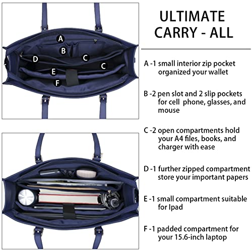 Dollcini Elegáns Női Laptoptáska – Vízálló Műbőr, 15,6" Laptophoz