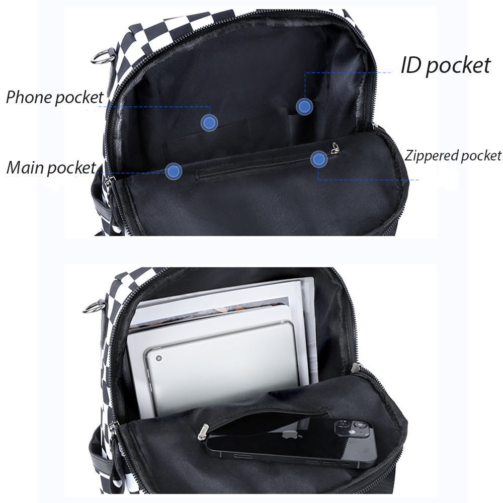 Rucsac Dollcini Oxford – Rucsac de damă impermeabil, spațios și la modă pentru serviciu, școală și călătorii