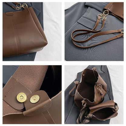 Dollcini Elegáns Kézitáska Szett – Stílusos Műbőr Válltáska