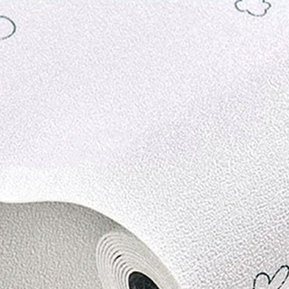 Dollcini Otthon Öntapadó Fóliatapéta – Fehér, Finomszemcsés Mintával