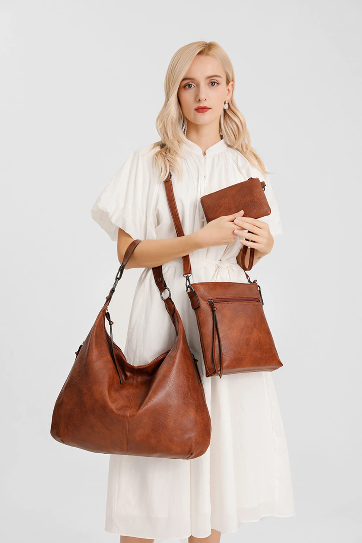 Dollcini Divatos Női Táska – Puha Műbőr Válltáska, Nagy Kapacitású