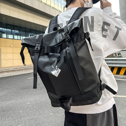 Dollcini Roll-Top Uniszex Laptop Hátizsák – Vízálló Utazóhátizsák, Nagy Kapacitású