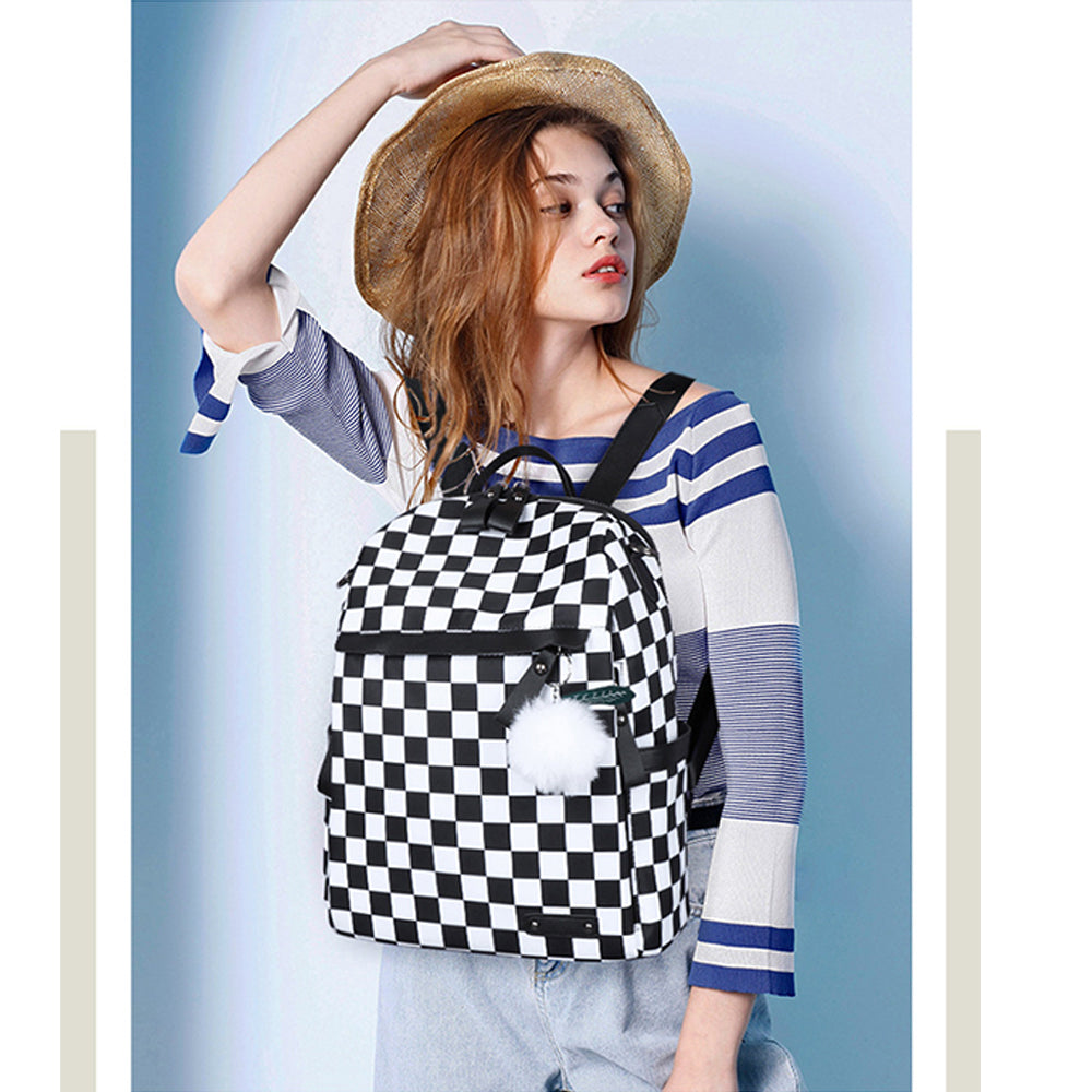 Rucsac Dollcini Oxford – Rucsac de damă impermeabil, spațios și la modă pentru serviciu, școală și călătorii