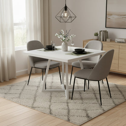 Dollcini Otthon Modern Étkezőasztal, 80x80 cm – Kis Terekbe, Több színben