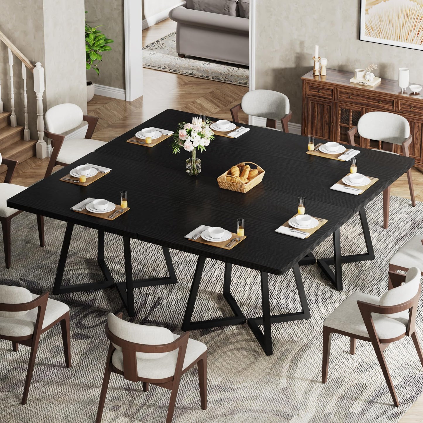 Dollcini Otthon Modern Étkezőasztal, 80x80 cm – Kis Terekbe, Több színben