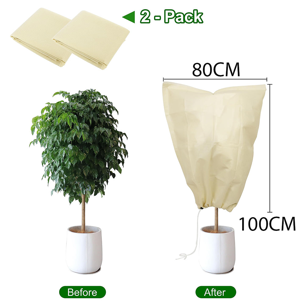 Dollcini Otthon Fagyvédő Növényzsák – Vastagított, Szélálló, Fehér