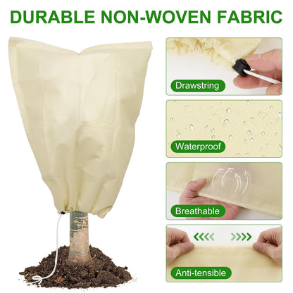 Dollcini Otthon Fagyvédő Növényzsák – Vastagított, Szélálló, Fehér