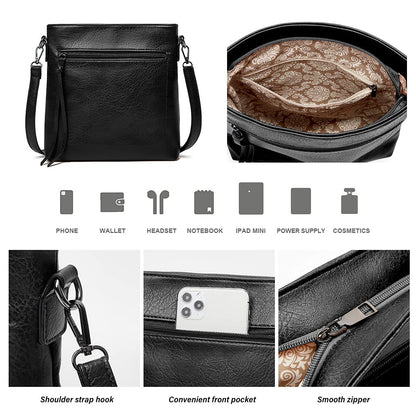 Dollcini Divatos Női Táska – Puha Műbőr Válltáska, Nagy Kapacitású