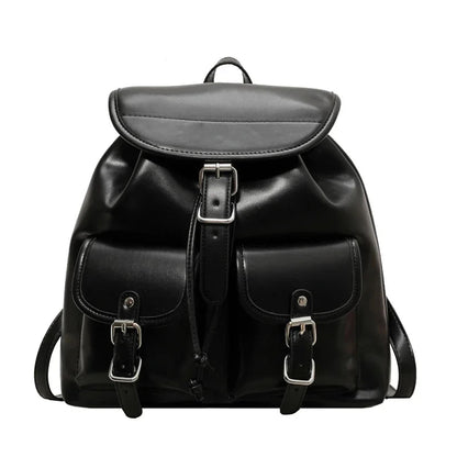 Dollcini, rucsac casual din piele PU, rucsac vintage pentru femei, elegant și practic