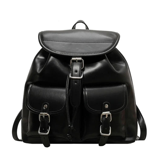 Dollcini, rucsac casual din piele PU, rucsac vintage pentru femei, elegant și practic