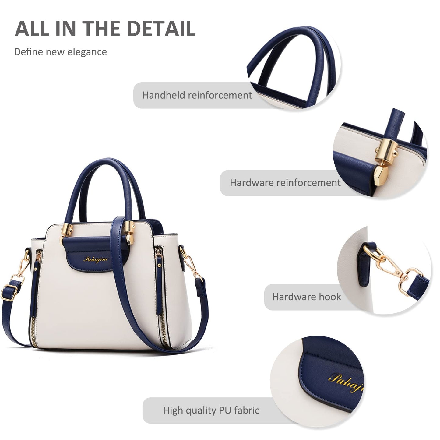 Dollcini Elegáns Női Válltáska – Vízálló Műbőr, Több Színben