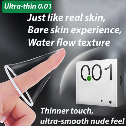 Prezervative Elephant Invisible Extra Thin – Ultra Subțiri, Latex Natural, Lubrifiate și Neparfumate, 10 buc.