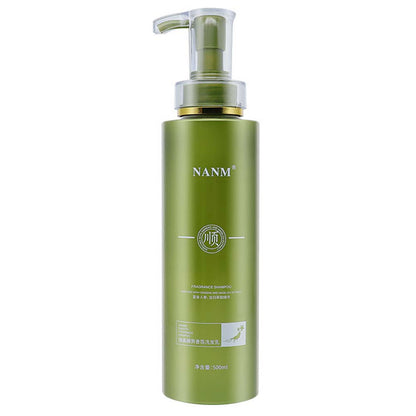 Șampon cu esență botanică de ginseng – extract botanic, îngrijire revigorantă și hrănitoare pentru toate tipurile de păr, 500 ml, verde