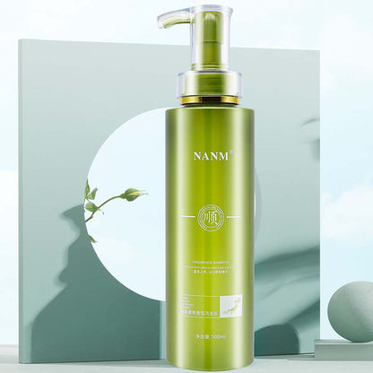 Șampon cu esență botanică de ginseng – extract botanic, îngrijire revigorantă și hrănitoare pentru toate tipurile de păr, 500 ml, verde