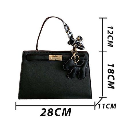 Geantă crossbody la modă pentru femei - Geantă elegantă, practică și spațioasă, cu curea reglabilă și compartimente cu fermoar