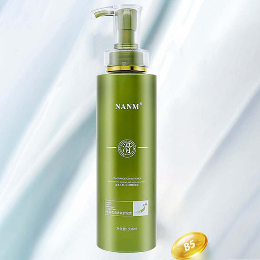 Balsam de păr cu esență botanică de ginseng – Balsam cu extract botanic pentru păr hidratat, puternic și strălucitor, 500 ml, Verde