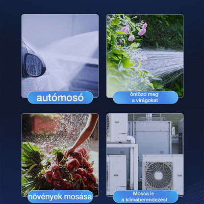 Dollcini Akkus Magasnyomású Mosó Szett – 40 Bar, 400W, Fekete