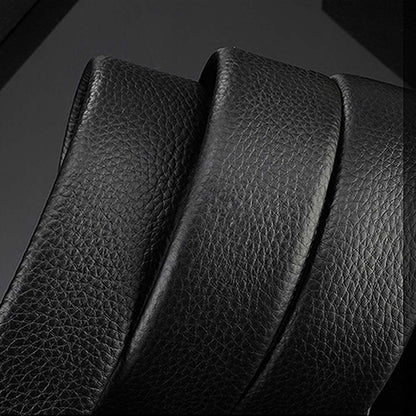 Curea Dollcini Premium pentru bărbați – cataramă rotativă automată elegantă, cutie cadou, 120 cm