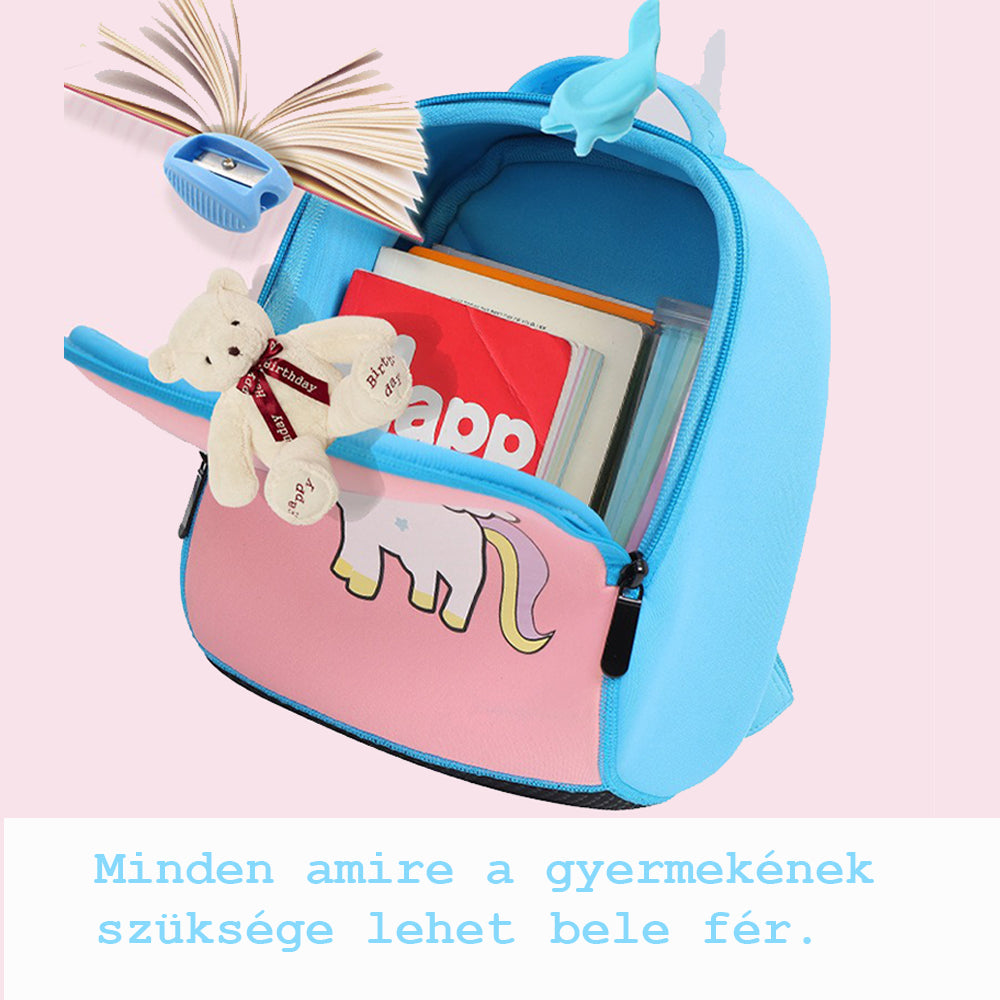 Dollcini, Rucsac pentru copii, Ghiozdan școlar, Impermeabil, Multicolor