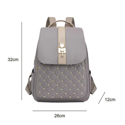 Dollcini, rucsac antifurt din nailon, capacitate mare, rucsac la modă, rucsac elegant, campus