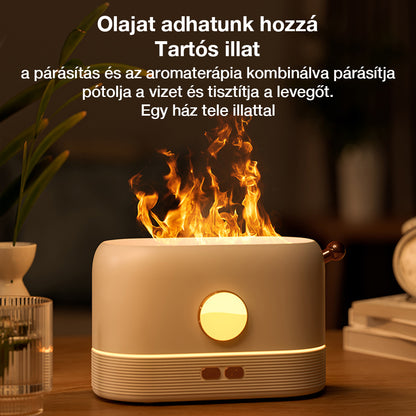 Dollcini, Umidificator cu flacără, Difuzor portabil, silențios, 200 ml, Relaxează și calmează