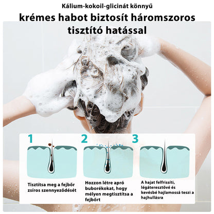 Nanmei Shun, Șampon cu aminoacizi și sare de mare, albastru