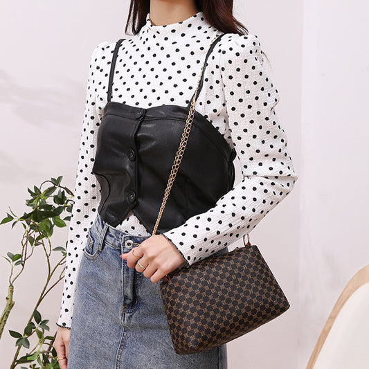 Geantă mini de damă Dollcini - Geantă la modă din piele PU cu curea detașabilă, pentru un aspect elegant și utilizare zilnică, în mai multe culori