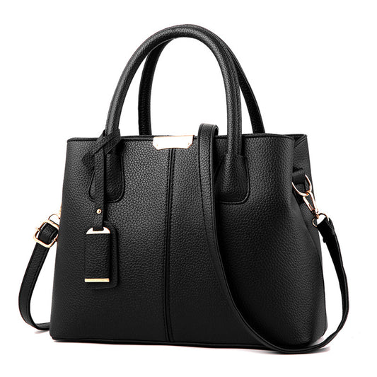 Geantă mare de damă Dollcini din piele PU - Elegantă, impermeabilă, cu buzunare multiple, cu curea detașabilă și accesorii aurii, culori multiple